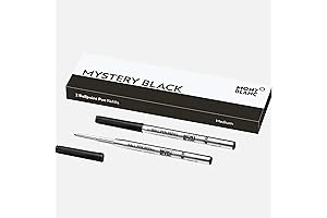 Monte Blanc Ballpoint Pen Refill - Pack of 2 Mystery Black PF