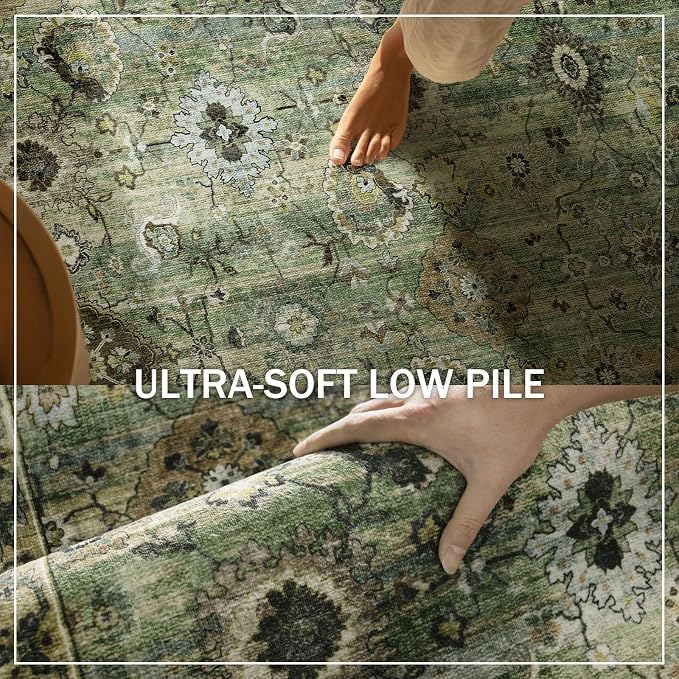 Machine Washable Small Rugs for Kitchen: Door Mat Indoor Entrance 2x3 Throw Rug Stain Resistant Non-Slip Low Pile Soft Carpets for Entryway Front Door Indoor Entrance Entry Bedroom thumbnail