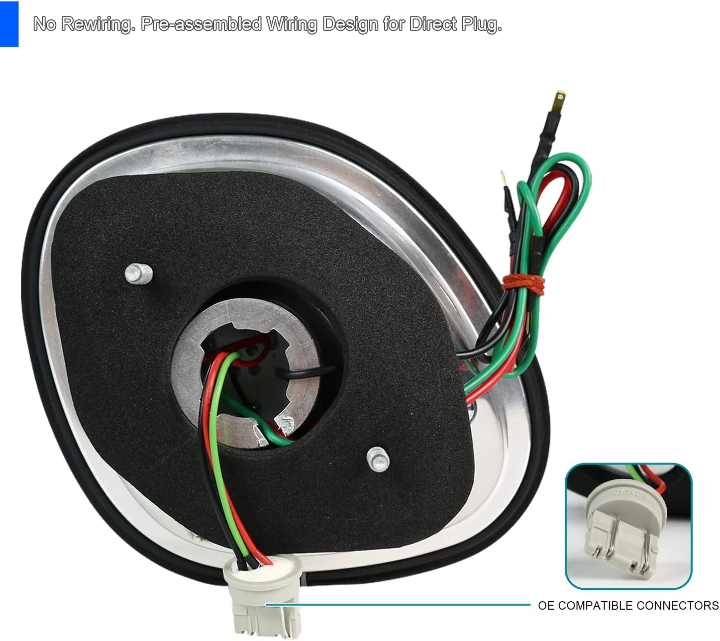 SPEC-D TUNING Smoke Lens LED Tail Lights Compatible with 1998-2005 Lexus GS300/GS400/GS430 Left + Right Pair Assembly