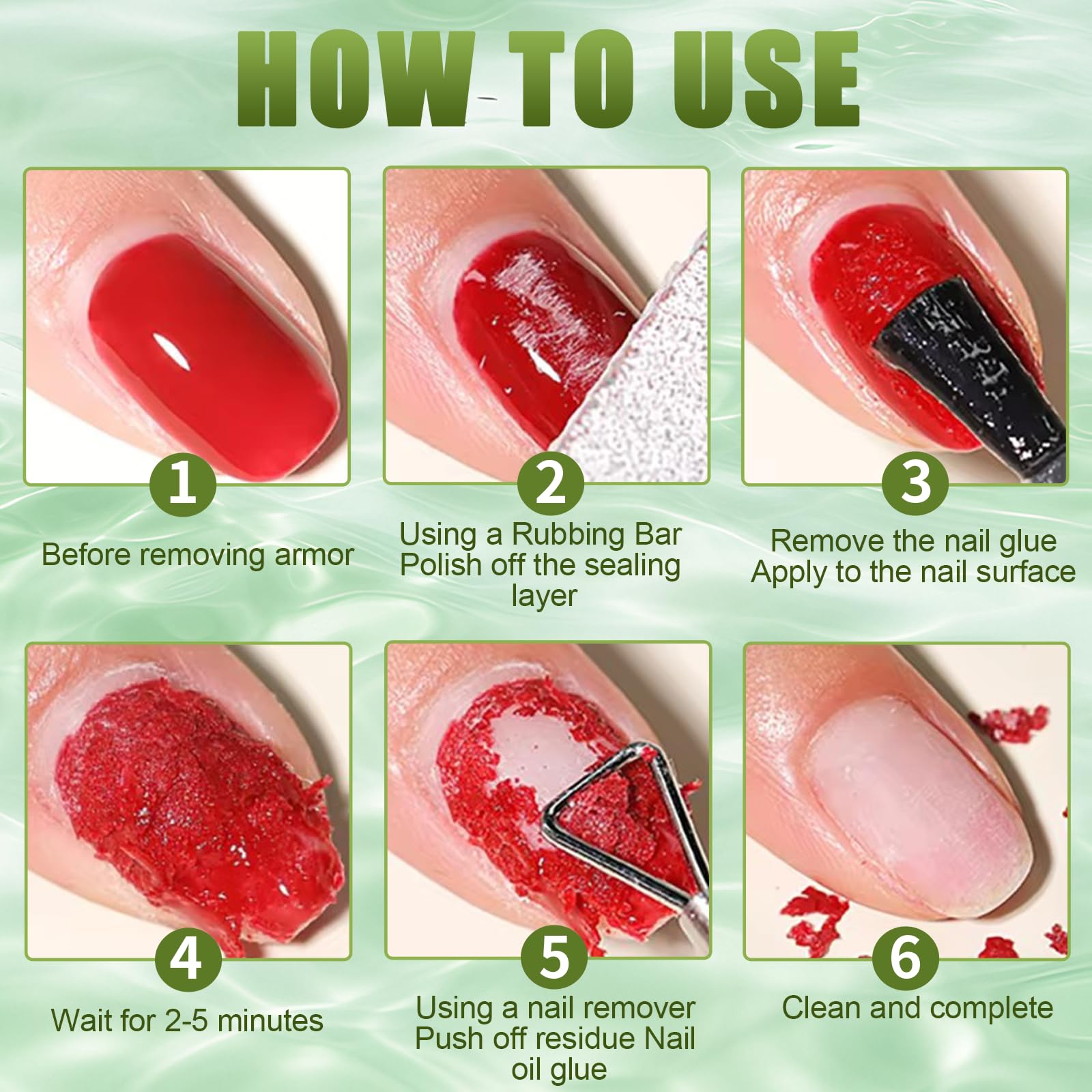 2 Pièces 15ml Magic Remover pour Faux Ongle, Dissolvant Vernis Semi Permanent, Gel Nail Polish Remover, Sans Abîmer les Ongles, Avec Limes à Ongles et Grattoir à Cuticules