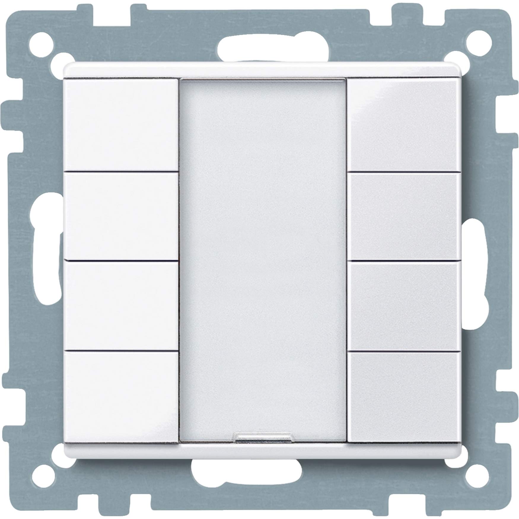 Pulsador 4 éléments blanc actif pour centraliser vos commandes sans encombre