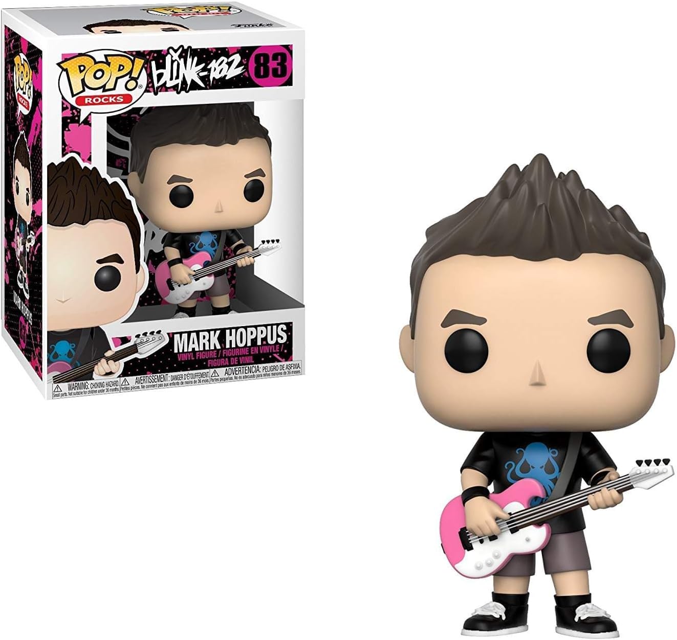 Funko Pop Rocks: Blink 182 - Mark Hoppus Collectible Figure, Multicolor