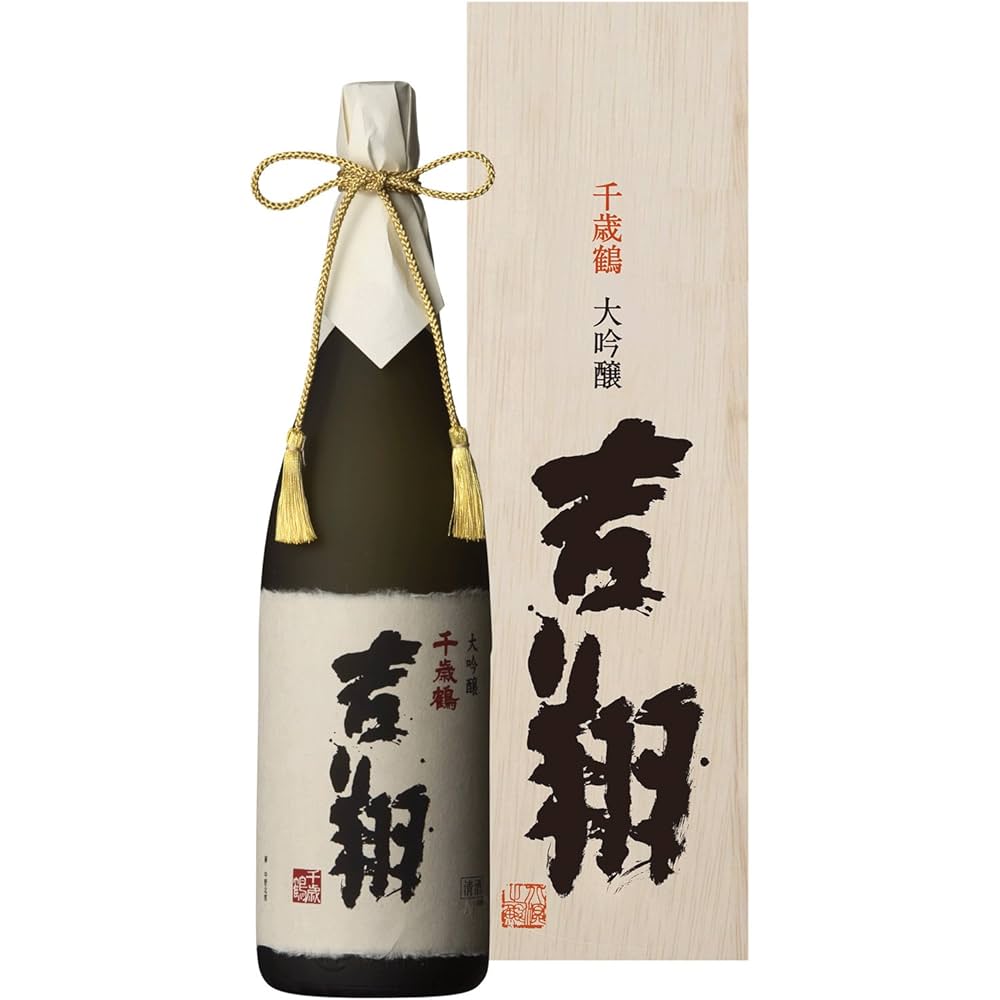 千歳鶴　大吟醸　吉翔　1升 Amazon.co.jp: 千歳鶴 大吟醸 吉翔 きっしょう 1800ml 1.8L