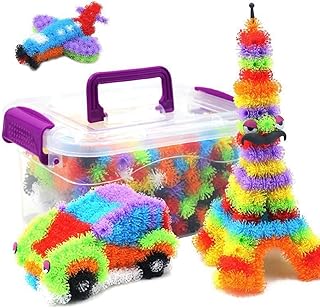 Construction Toy Set DIY Thorn Balls Bulk Building Blocks Educational Toy Building Kit Toy Children Over 3 Years Old (400 Capsules)