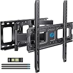 Pipishell Motion complète TV Mont mural pour téléviseurs de 26-74 pouces, jusqu'à 99lbs Max VESA 400x400mm, Mont mural TV Bracket avec articulation Swivel Extension Tilting Niveau pour LED LCD OLED 4K Écran courbé plat