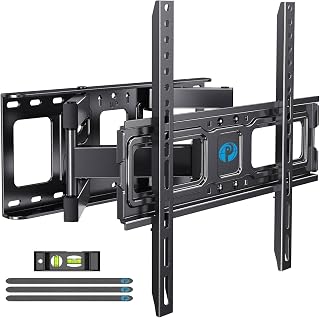 Pipishell Full Motion TV Wall Mount for 26-74" LED/LCD/OLED/4K TVs up to 99lbs - Swivel, Tilt, Extension, VESA 400x400, Fits 12/16" Studs
