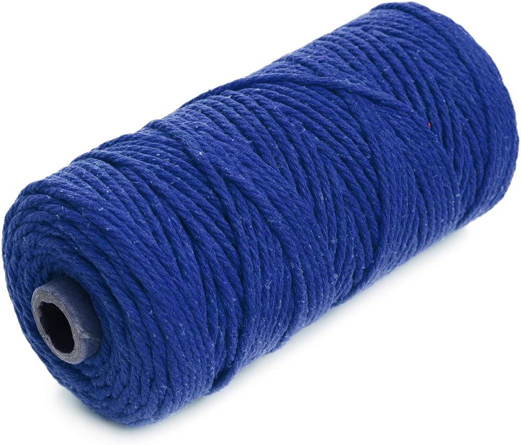 Binwat 3mm x 100m Natural Cotton Cord Yarn Macrame Rope Cord for Wall Hangings Plant Hangers, DIY Crafts, Home Decorations - Image 4