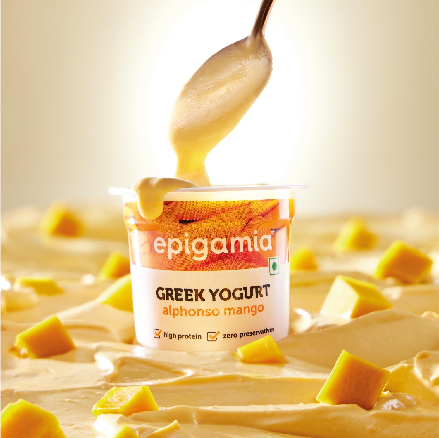 Epigamia Alphonso Mango Greek Yogurt, 85g | Real Fruits, Zero preservatives | Low Fat, high Protein-image-12