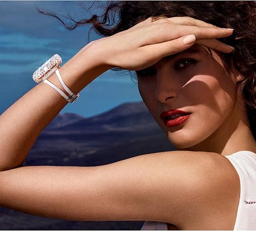 Miniatura 8 de Fullife - Paquete de 3 carcasas con diamantes de cristal de imitación compatibles con Apple Watch de 1.57pulgadas, con protector con vidrio templado