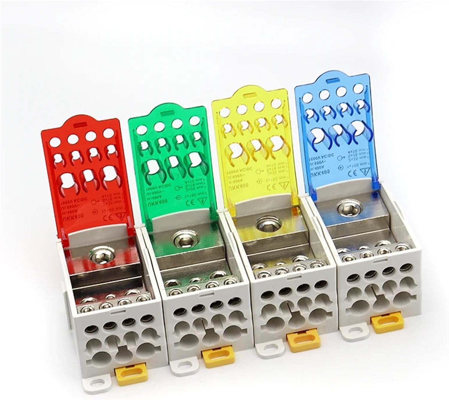 DIN Rail Terminal Block UKK400A 690V Split Type One in and Many Out High Current Terminal Box Distribution Box Wire Connector
