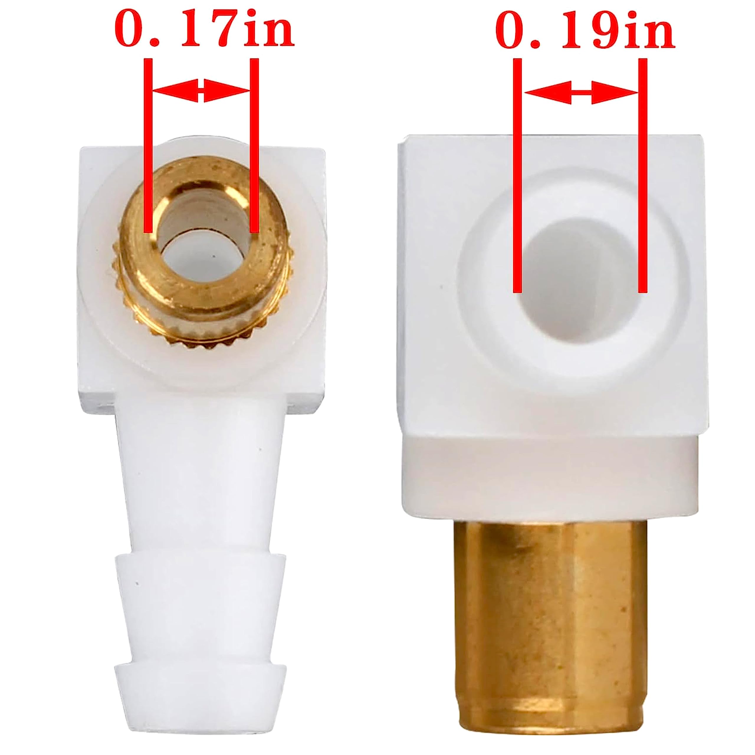 Amazon.com : 493496 Carb Fuel Fitting Elbow Hose Connector