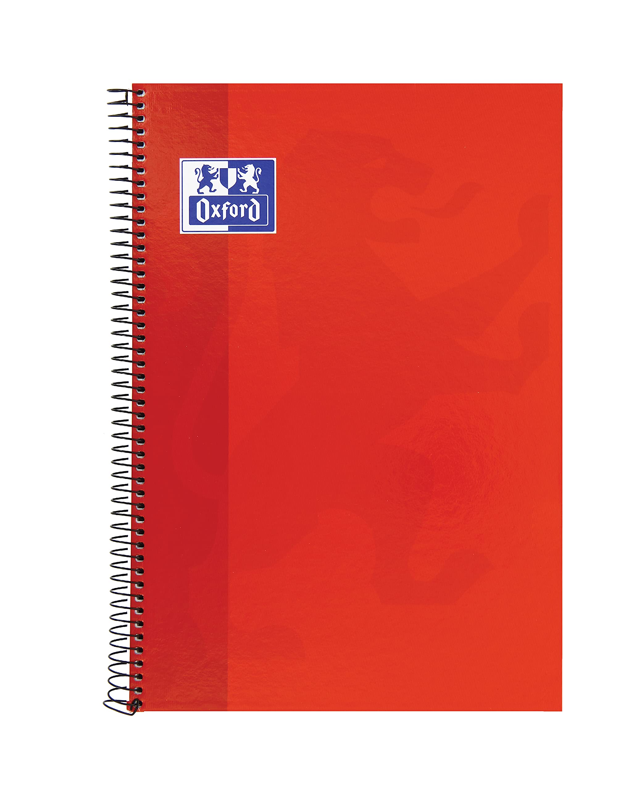 Oxford, Notatniki A4 (Folio), 4 x 4 okładka, 80 arkuszy, opakowanie 5 zeszytów, żywe różne kolory