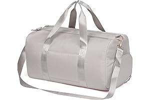 MABROUC Women's Sports Duffle Bag with Wet Pocket for Gym