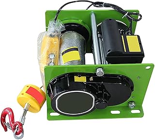 Wciągnik łańcuchowy elektryczny 220 V 800-1000W, prędkość podnoszenia 7-14m / min z ochroną przed przeciążeniem, podnośnikiem sterowniczym stosuje się do magazynu garażowego,14m/min,200kg