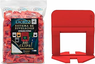 Tile Leveler Clips (1mm Shims, 300 Pcs) Staples Spacers Levelers for Floor and Tile Leveling System for Tiling and DIY Professionals