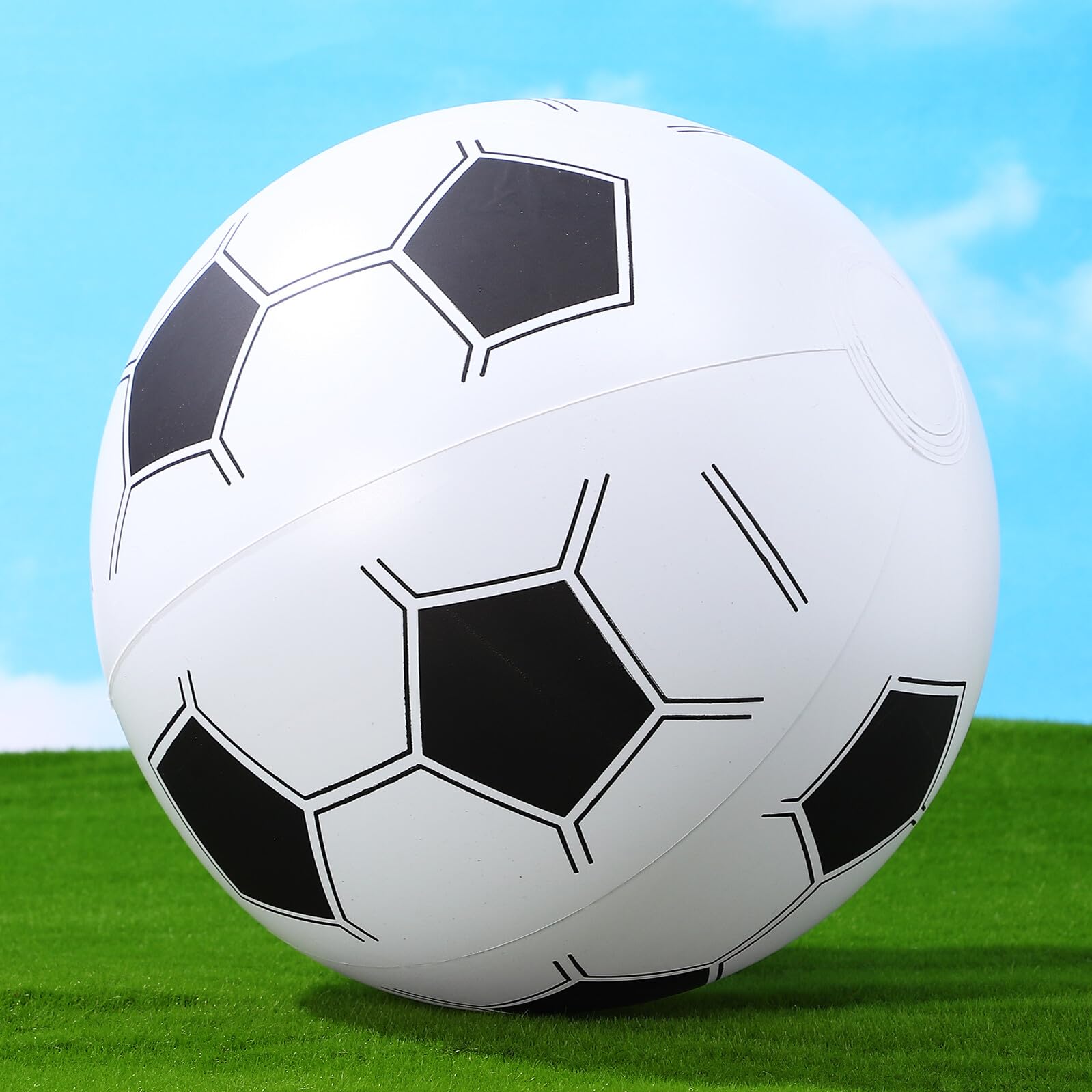 GALPADA 15pezzi Pallone Da Calcio Gonfiabile Per Piscina e Spiaggia Realizzato in Pvc Resistente Facile Da Trasportare e Adatto Feste e Giochi All