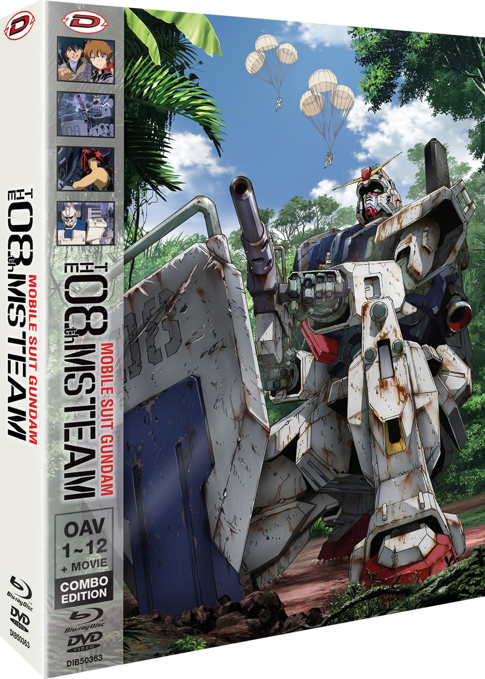 Mobile Suit Gundam The 08Th MS Team (OAV 1-12 e Movie, 3 Blu-Ray e 3 Dvd)