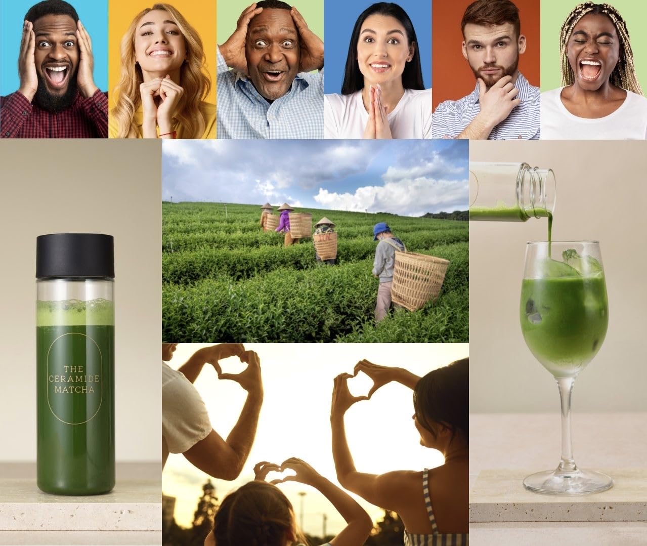 THE CERAMIDE MATCHA Hydration Beauty Drink Ceremonial Grade Uji Kyoto Japan One Stick Provides 2gr of Matcha and — view 4