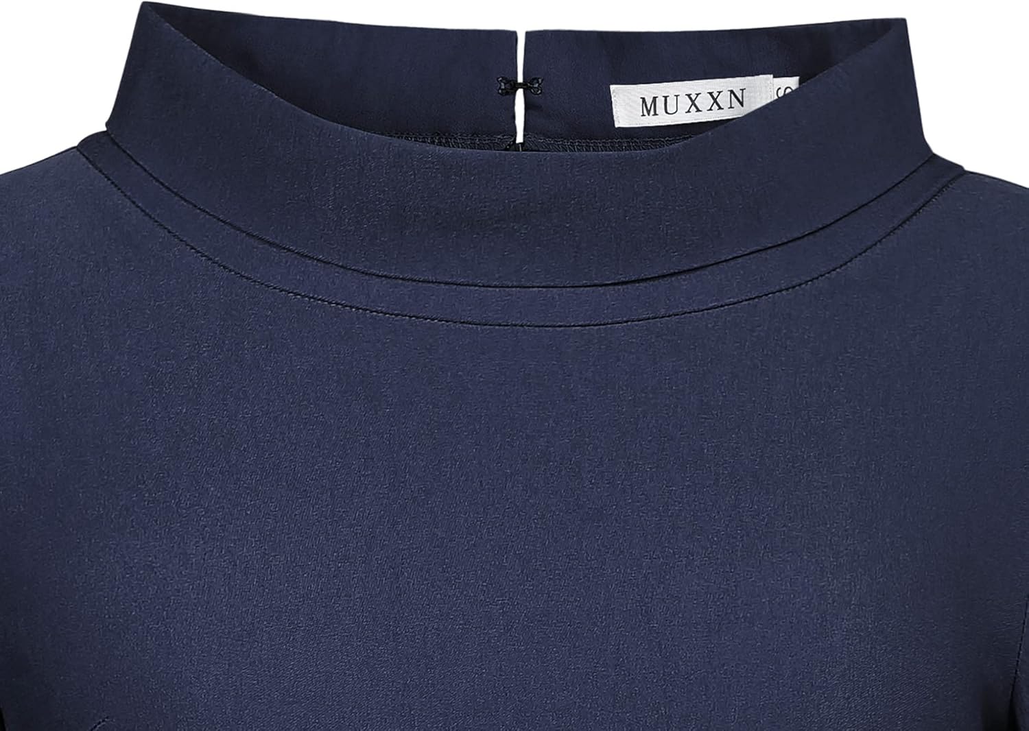 MUXXN Women's 1950s Vintage 3/4 Sleeve Elegant Collar Cocktail Evening Dress - Image 4