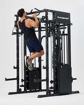 Strongway Multi Gym Smith Machine with Weights