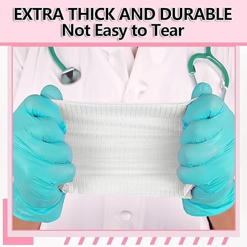 Miniatura 7 de Baberos Dentales para Pacientes Desechables Impermeables Baberos de Papel Dental 50 PCS, 13" x 18" - Hoja de Babero de Tatuaje de 3 Capas Servilleta