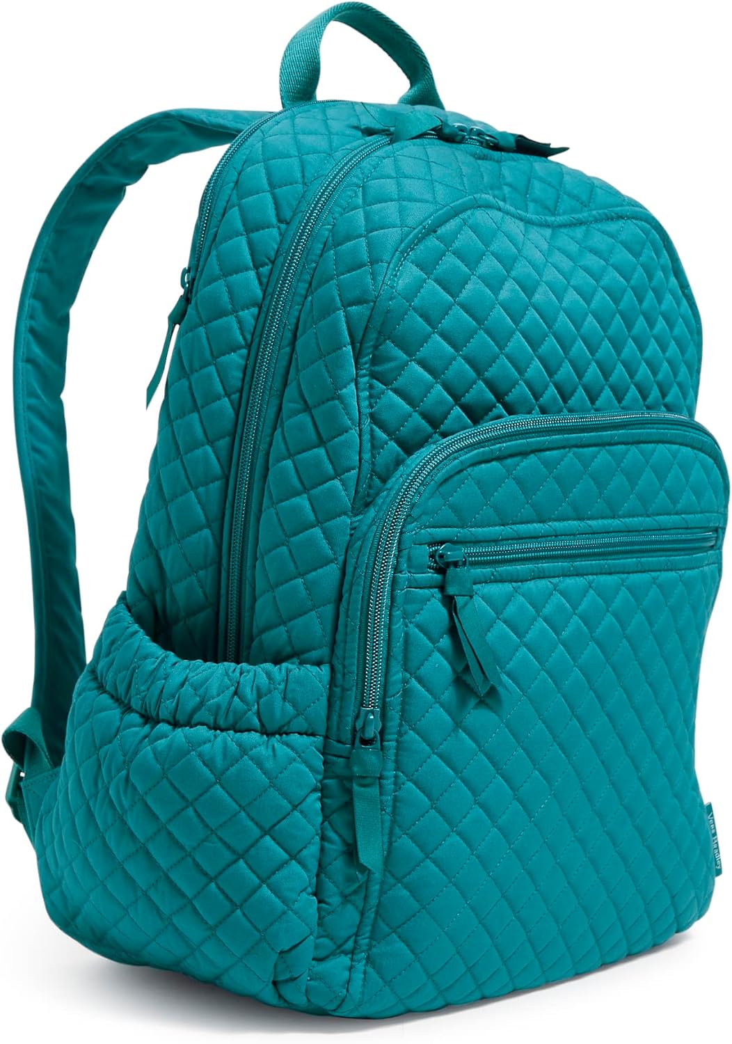 Vera Bradley Women's Cotton Campus Backpack, Forever Green - Recycled Cotton, One Size - Image 2