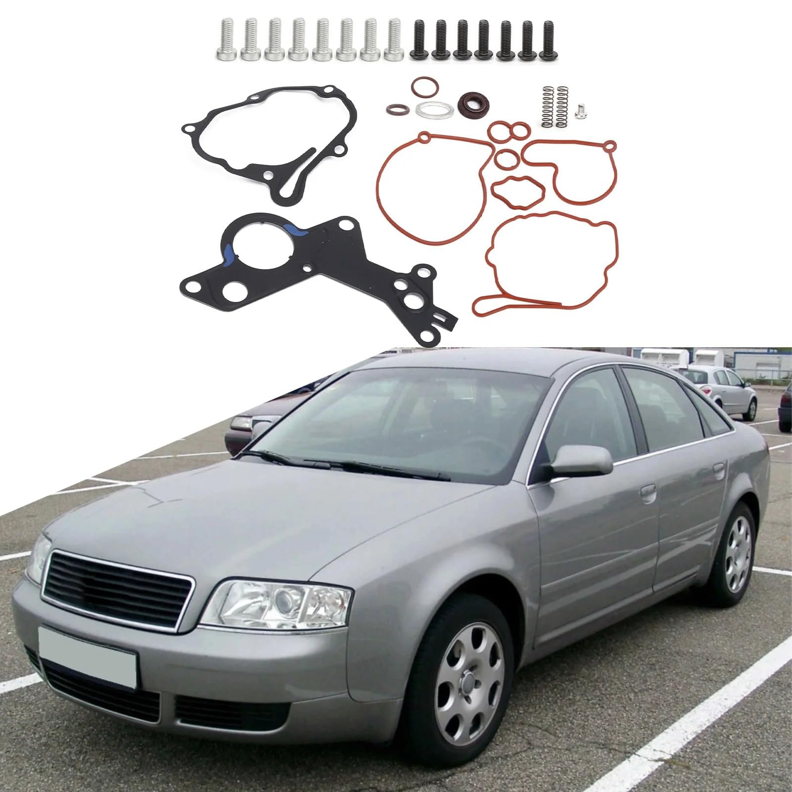układ hamulcowy Pompa podciśnieniowa silnika Zestaw naprawczy pompy paliwa tandemowej 038145209, zamiennik, pasuje do Seata 1.2TDI 1.4TDI 1.9TDI 2.0TDI 2.0SDI 2000-2010