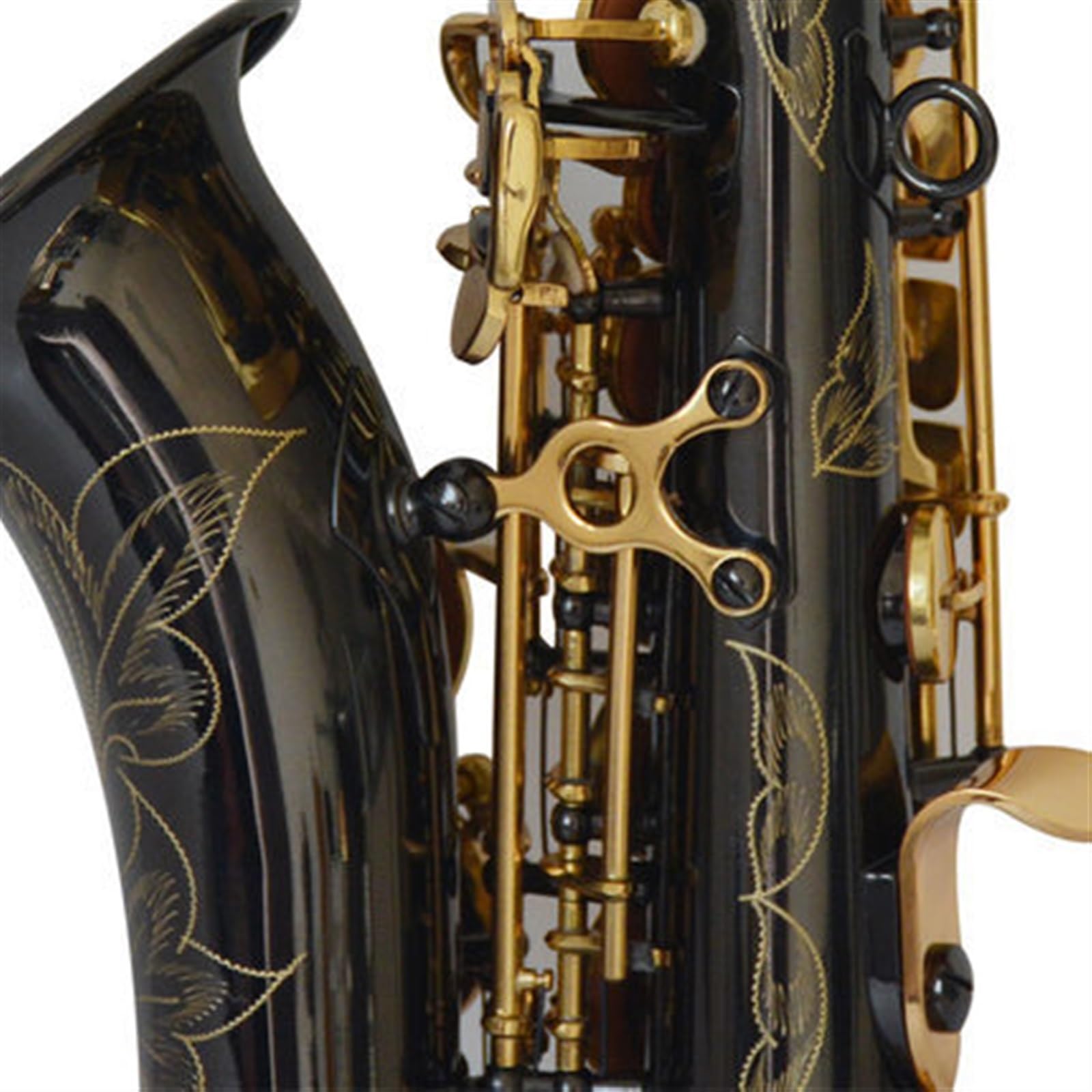 Saksofon Profesjonalny saksofon B płaski saksofon sopranowy mały saksofon sopranowy instrument z czarnego złota