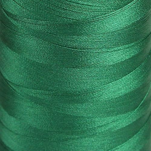 Elvis 120D/2 - Hilo de bordar luminoso, carrete de 3280 yardas, color verde medusa