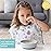 Bumkins - Silicone Grip Bowl, Fork & Spoon & Lid - For Ages 18 Months+ - Suction Base - 100% Food-Safe Silicone - Oven, Microwave, Freezer, & Dishwasher Safe - Gray