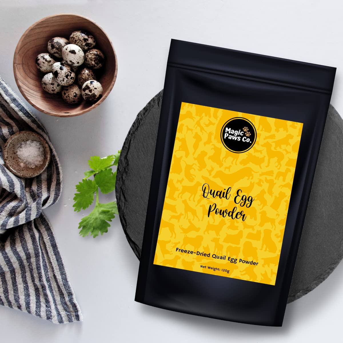 Magic Paws Co Quail Egg Powder | All Natural Freeze Dried Quail Egg Powder for Pets | Dogs & Cats (B0BV39XTDQ) Amazon Price History, Amazon Price Tracker