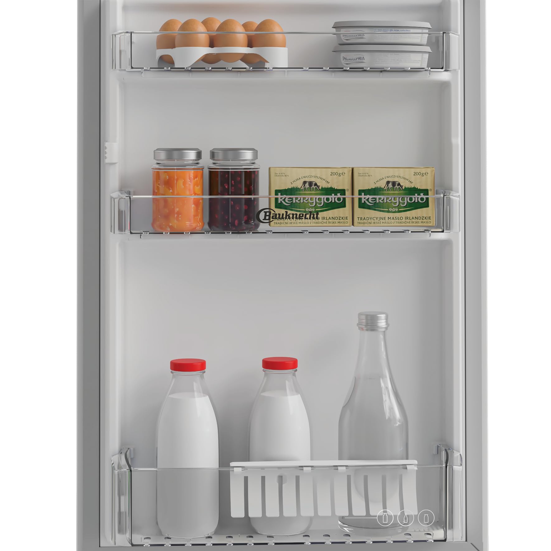 Bauknecht Einbau-Kühlschrank BKSI 9VF2 / ohne Gefrierfach/Nische 88 / Nutzinhalt Kühlen: 126 l/EEK E/LED Licht
