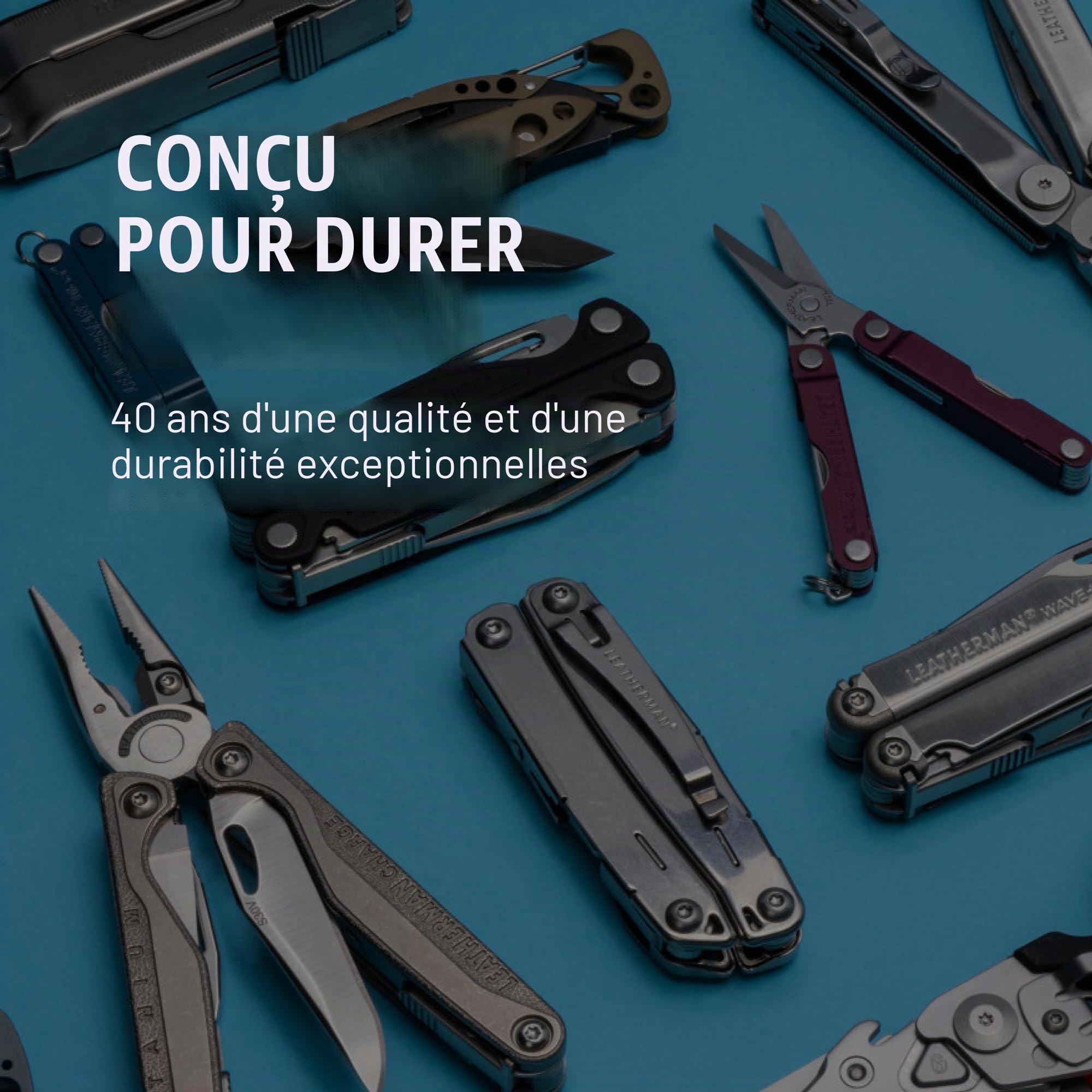 Leatherman Skeletool KB - Couteau de poche multifonctions avec lame en acier inox HC420 et décapsuleur intégré, compact et léger, fabriqué aux Etats-Unis, couleur noir