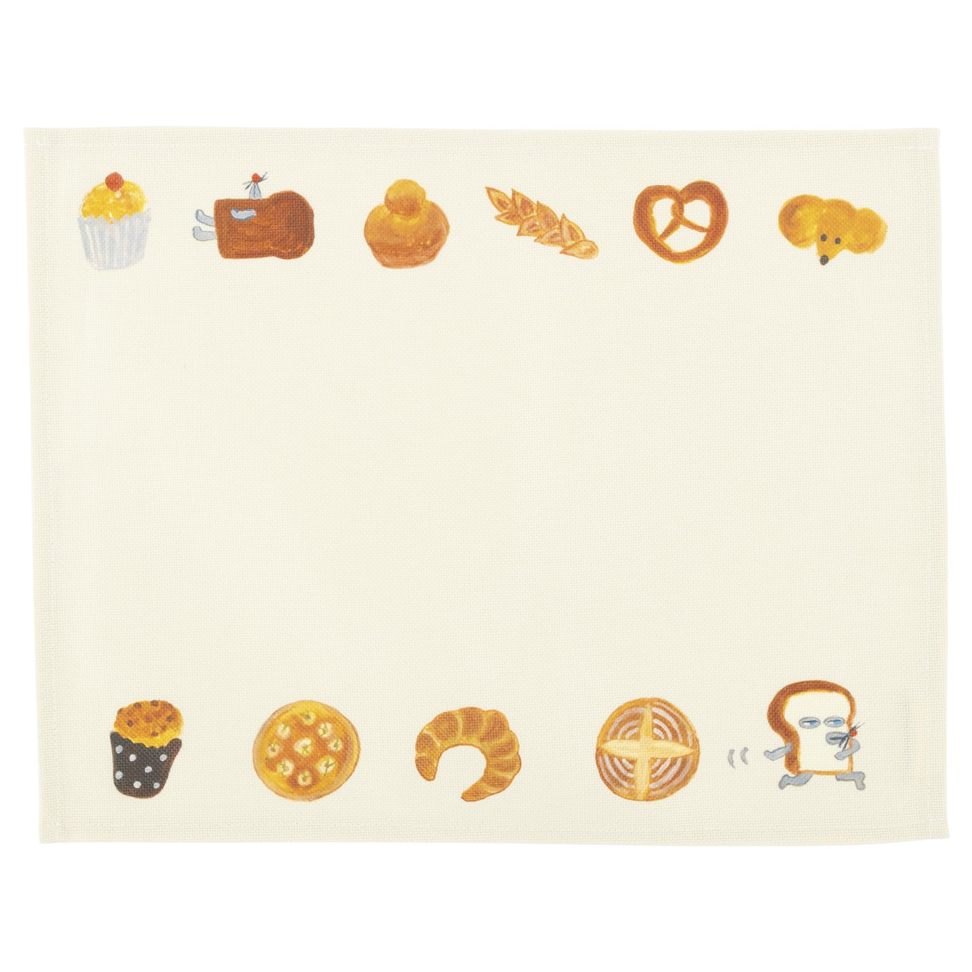 MORIPiLO パンどろぼう ランチョンマット 布 コースター 45x34cm…