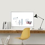 Quartet Magnetic Dry-Erase Board, 36" x 24", Aluminum Frame, Whiteboard Includes 4 Rewritable Markers and 2 Magnets (6447416064)