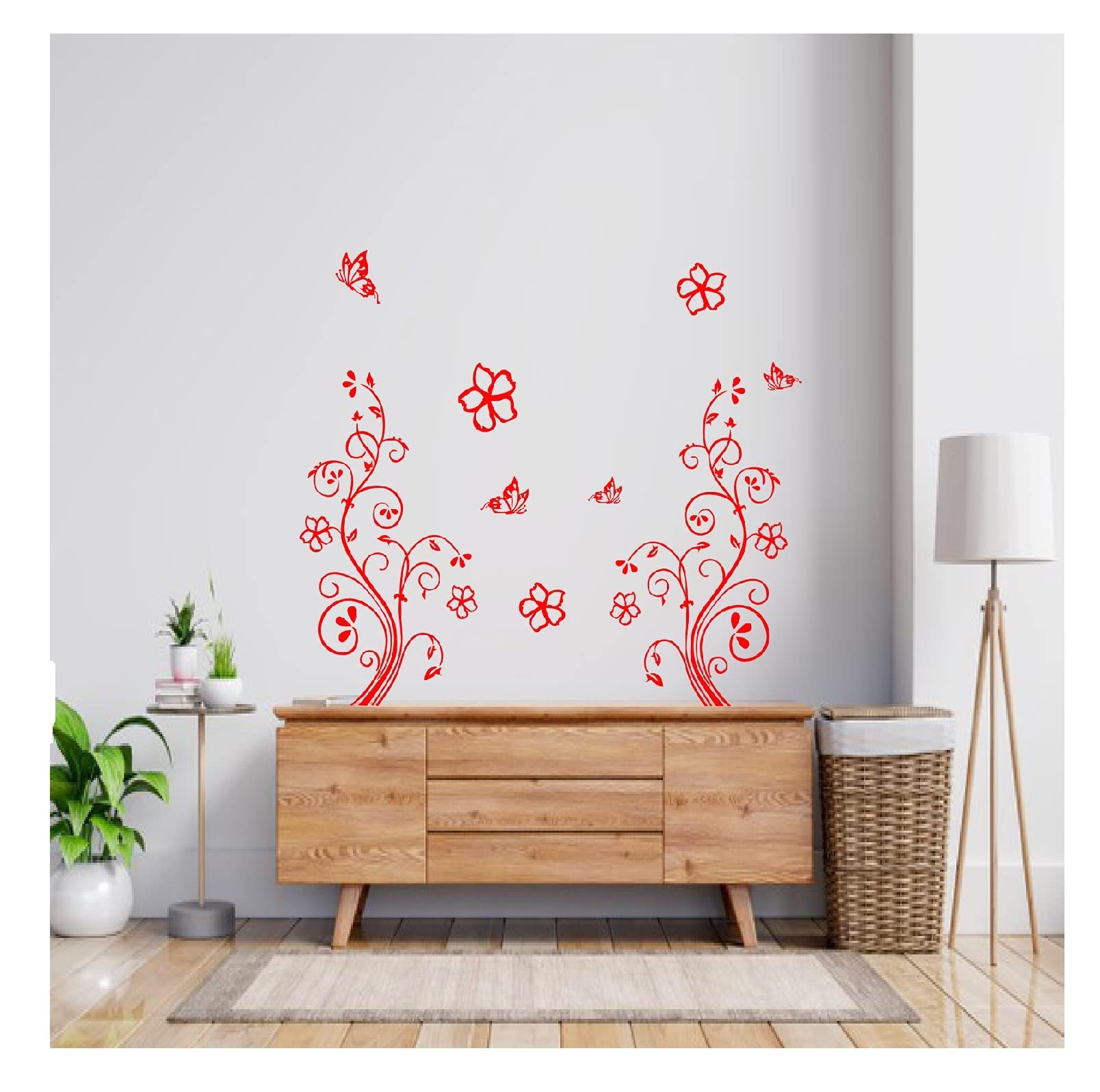Kayra Decor Stencils for Wall Painting - Flower Pack of 1, 24 inch