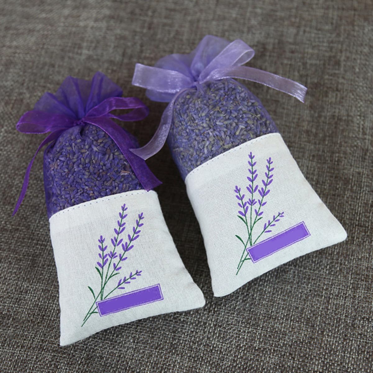24pcs Lavender Sachet Bags Adorable Fragrance Pouches for Home Wardrobe Cars Gifts Easy to Use Portable for Closet Freshness