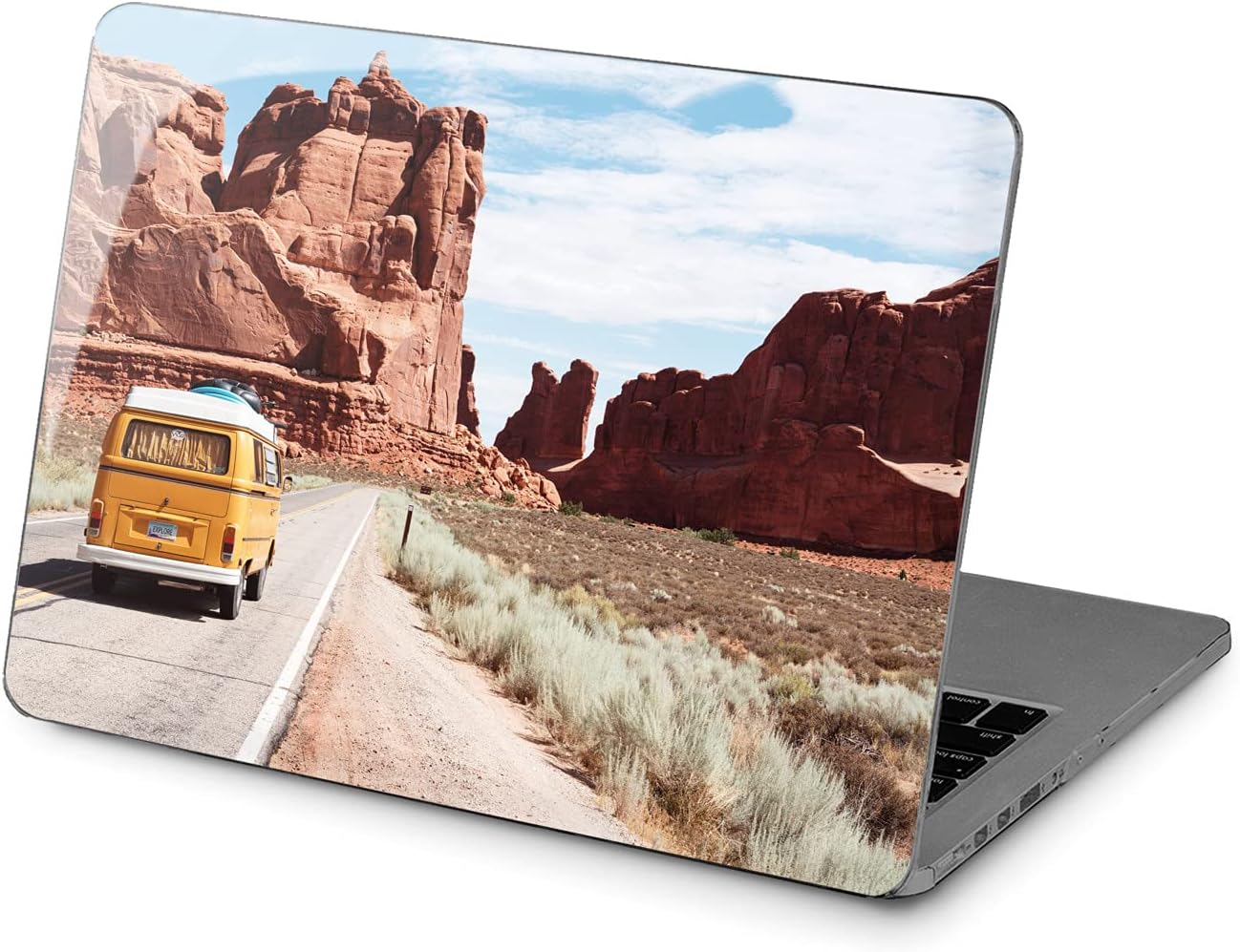 Hard Case Compatible for MacBook Pro 16 14 M3 M2 2023 M1 Pro 13 2022 Air 13 2021 Retina 2020 Mac 11 12 Laptop Design Realistic Nature Cover Protective Grand Canyon Yellow Rock Arizona Print