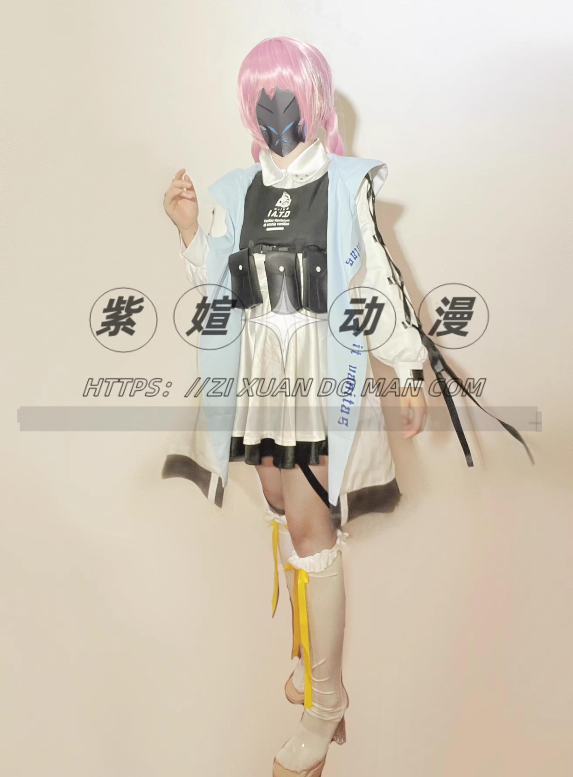 ブルーアーカイブ アツコ コスプレフルセット(メモロビ花束付き