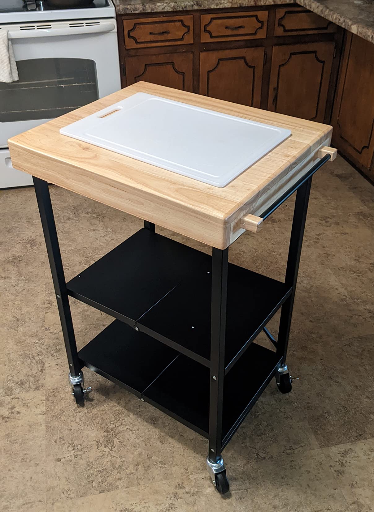 18/mo Finance Origami Folding Kitchen Cart on Wheels for Chefs