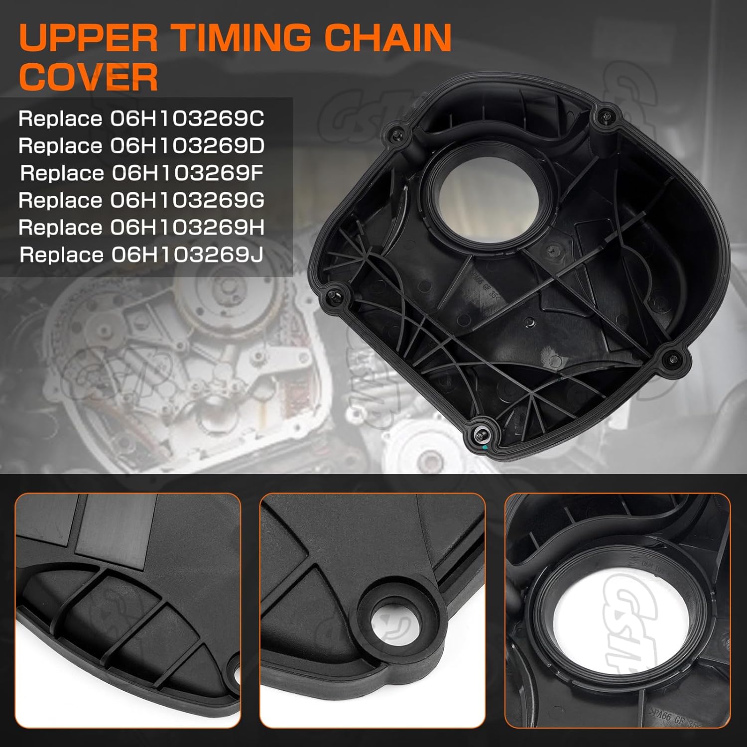 Engine Timing Chain Kit 2008-2017 Compatible with Audi VW EA888 Gen2 1.8 2.0 TSI TFSI A3 A4 A5 A6 Q5 TT Beetle CC EOS GTI Jetta Passat Replace 06K109158AD 06H103269C 06H109210AG 06K109507F