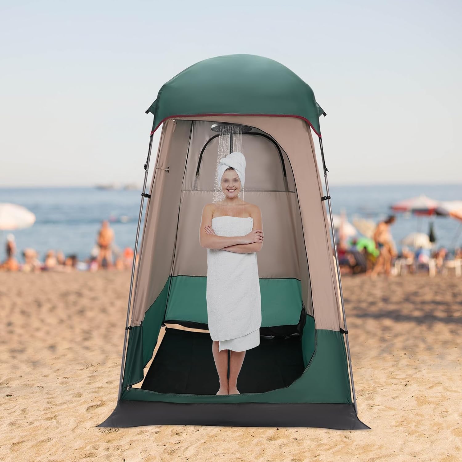 Shower Tent, Camping Tents, Outdoor Privacy Shelter, Portable Toilet for Hiking, Privacy Shower Tent, Dressing Room, Portable Toilet Stall with Carry Bag for Camping, Beach