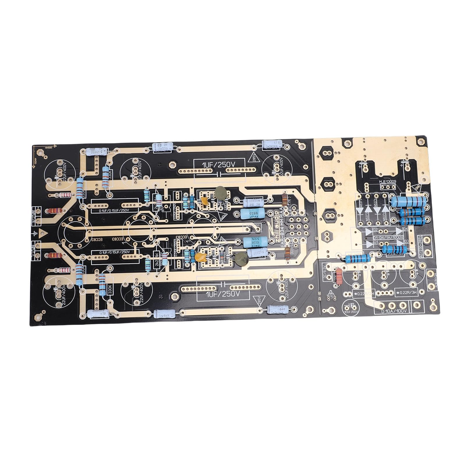 Kit Circuito Amplificatore Fonografico Ad Alte Prestazioni per Giradischi MM, Accessori Completi Inclusi per gli Appassionati del Suono HiFi Adatti per Riferimento Fatto a Mano Fai-da-te