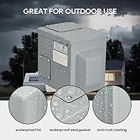 Vista 7 de RVGUARD Caja de toma de corriente de 50 amperios 125/250 voltios RV/EV, cerrada con cerradura resistente a la intemperie, panel de receptáculo