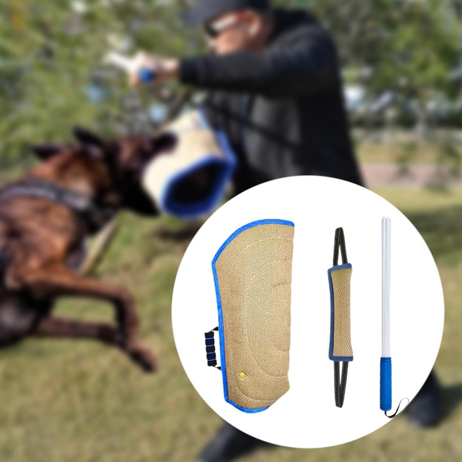 3X Set de Entrenamiento de para Perros con Brazo para, Juguete Masticable para Perros, Cojín de, Barra de Entrenamiento para PE