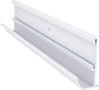 RecPro RV Drip Rail Trim 92" Aluminum Rain Gutter Guards White 2-Pack Made in USA - Prevent Streaks & Puddles