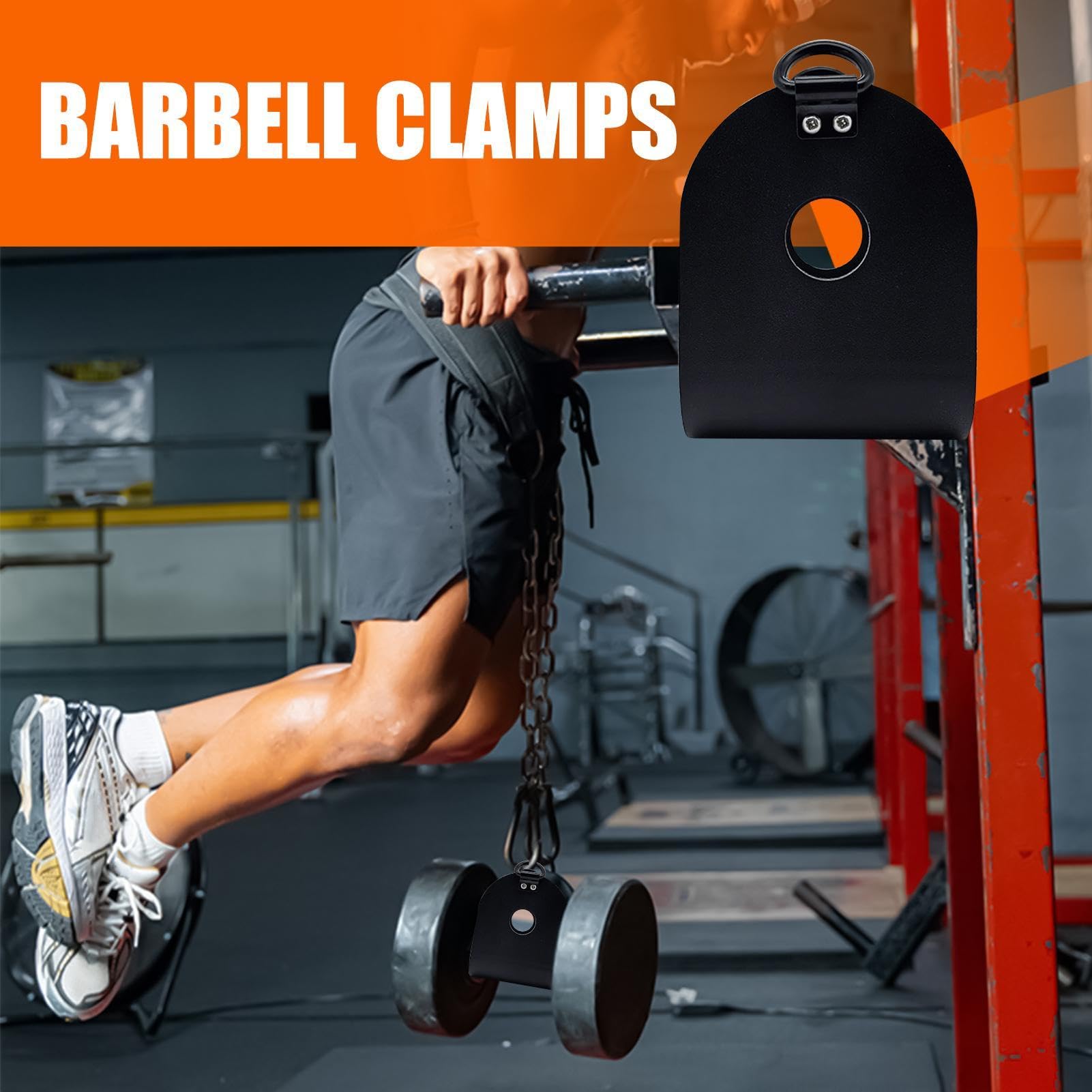 Barbell Clamps, klipsy do podnoszenia ciężarów, zapięcie na sztangę, Compact Barbells Lock | Zaciski barbell Secure Weight Plates In Place For Stabilny And Reliable Strength Training And Weightlifting.