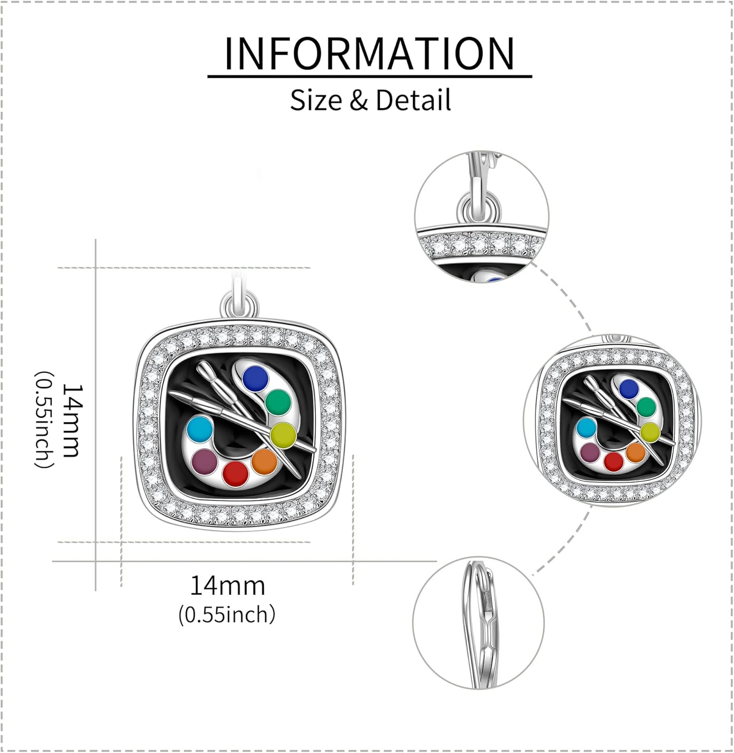 YAFEINI Earring Gifts Sterling Silver Artist Art/Artist/Hair Stylist/Book Lovers/Evil Eye/AA/Photographer/Snowflake/Airplane/Teardrop/Turquoise Earrings Jewelry Gifts for Women