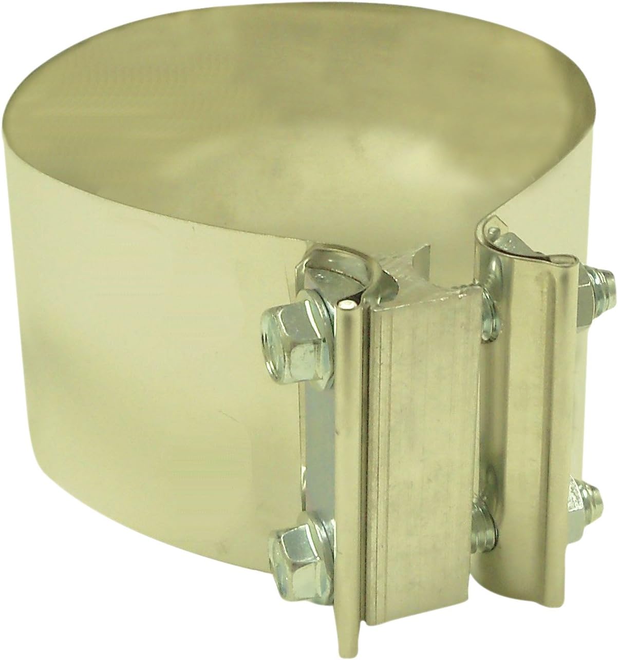 SmartParts 320450 4.5" Butt Joint Stainless Steel Exhaust Clamp with I Block