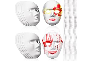 Versatile White Costume Masks for Limitless Creativity